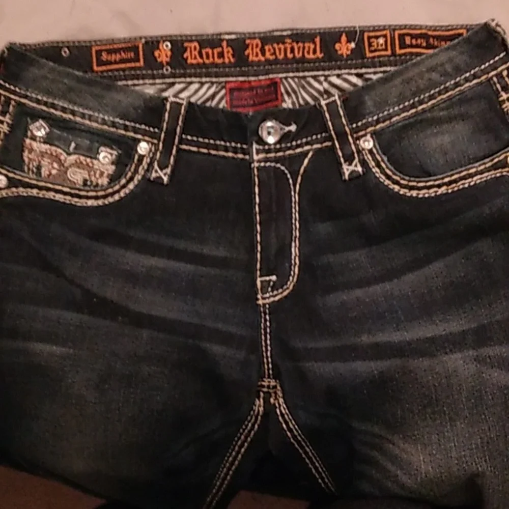 Womans Rock Revival jeans size 30 - Picture 2 of 2